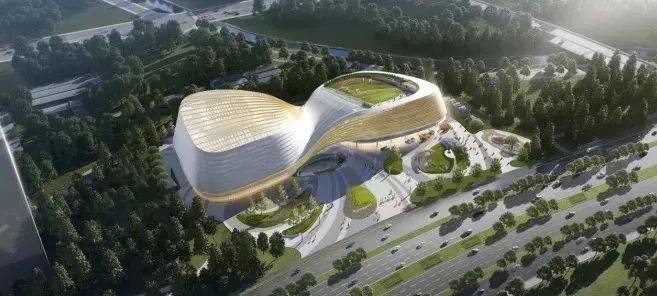 西门这个“8”字形建筑，年底可打卡！_项目_施工_文化