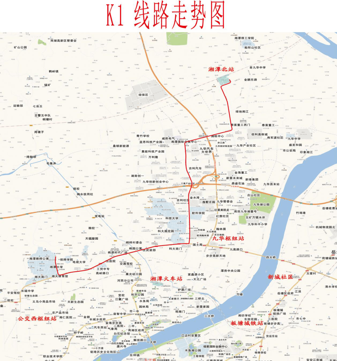 湘潭伏林大道详细地图图片