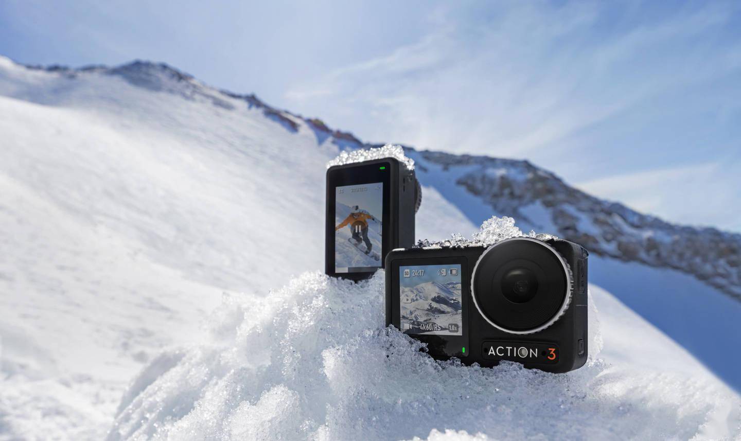 大疆Osmo action 4运动相机外观曝光 配备视角155° f/2.8镜头