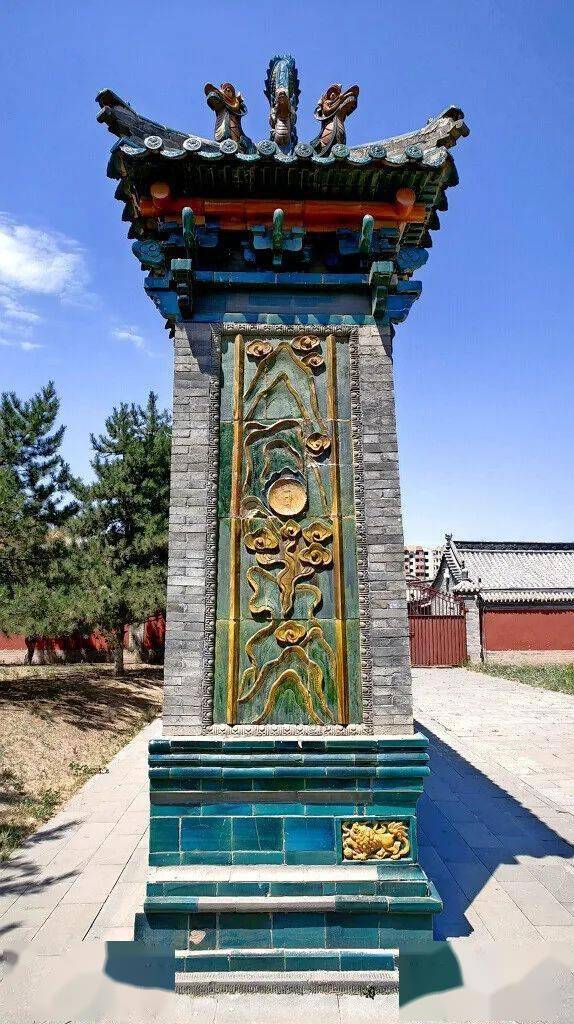 大同古城 之 三座五龙壁_善化寺_府文庙_照壁