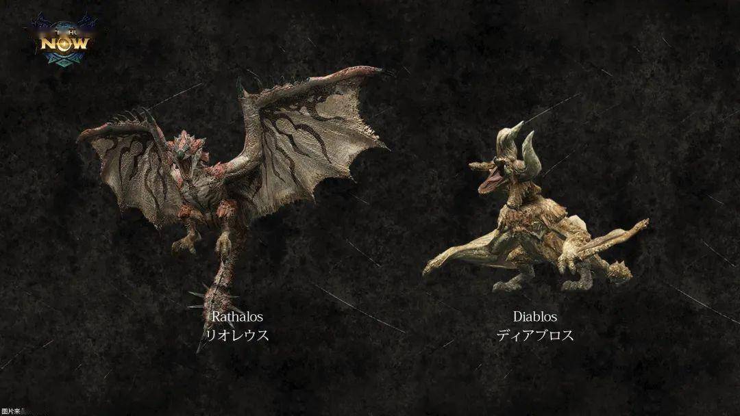 弓轻弩大锤太刀大剑单手剑6种可用武器:雄火龙角龙风漂龙雌火龙浮空龙