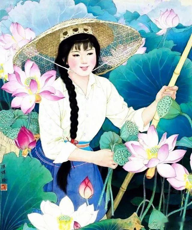 澄怀观道,宁心静气,她的山水画作品,透露一种女性的细腻和柔情_中国画