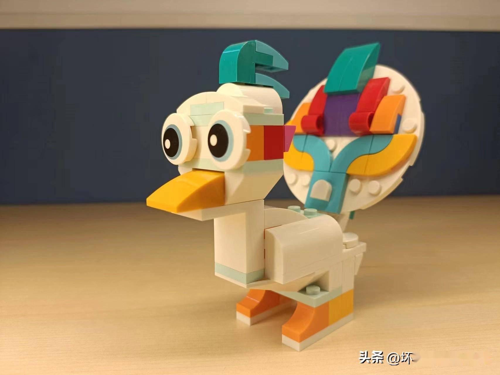 一盒价钱三种体验,试玩乐高31140:神奇独角兽_模式_彩虹_底座