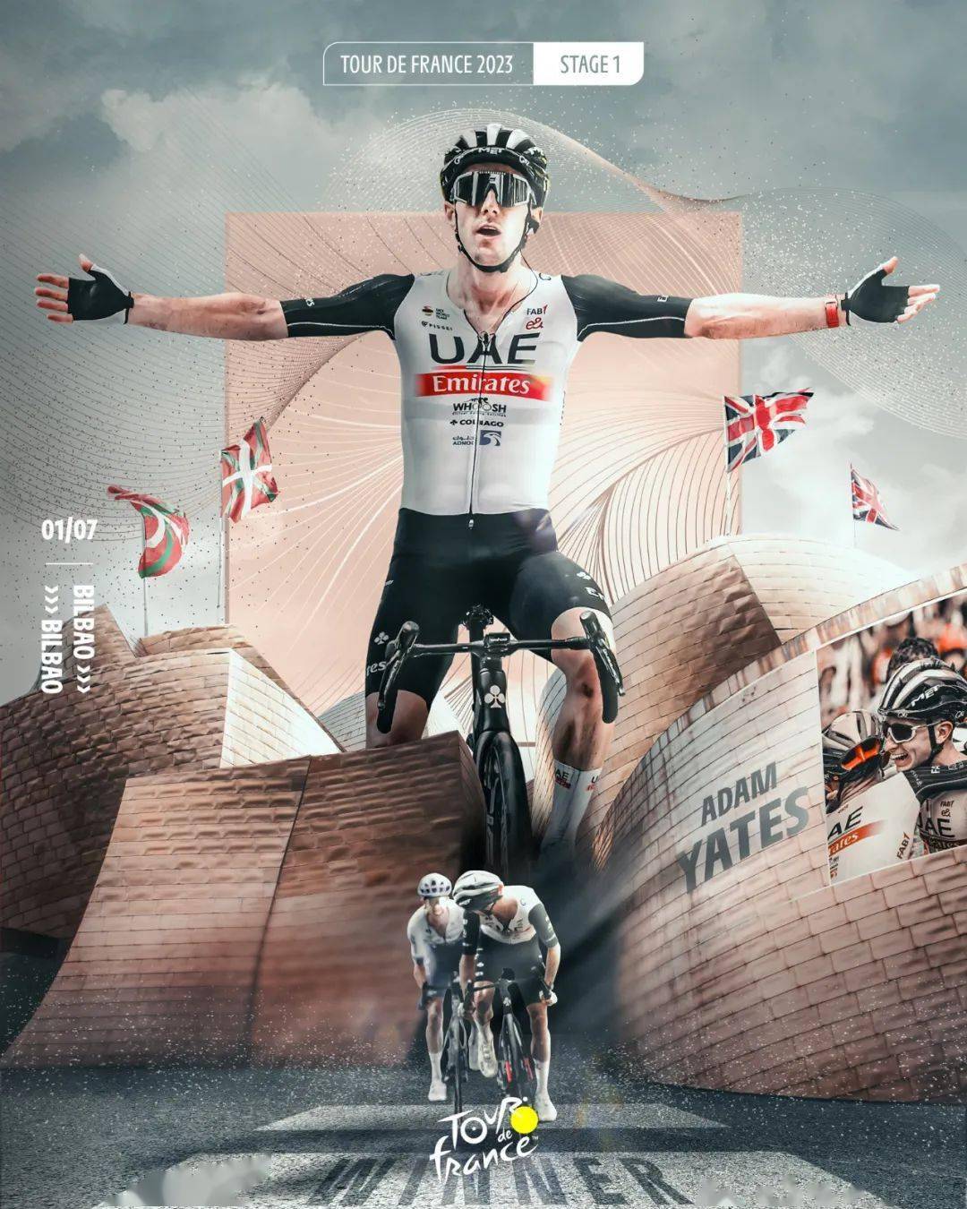 【收藏贴】2023环法官方赛段海报全赏析(含女子环法)_加查_菲利普森