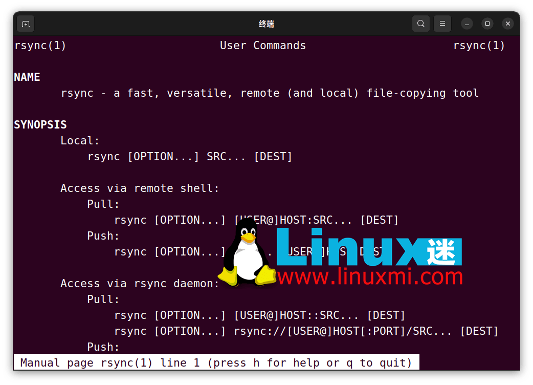 Linux 上的图形化 rsync 客户端用于文件备份_选项_工具_命令行