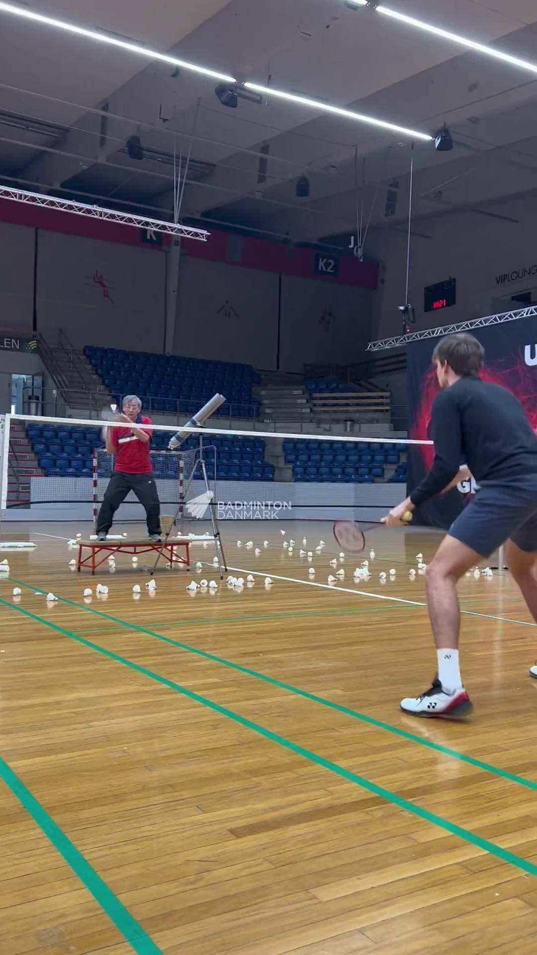 专业羽毛球训练日常张教练训练丹麦国羽羽毛球 快乐羽毛球 双打 日常