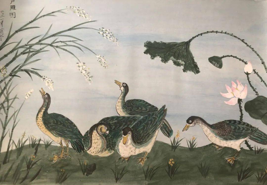 桐乡小村庄,一门四画家_李应发_李荣华_王觉