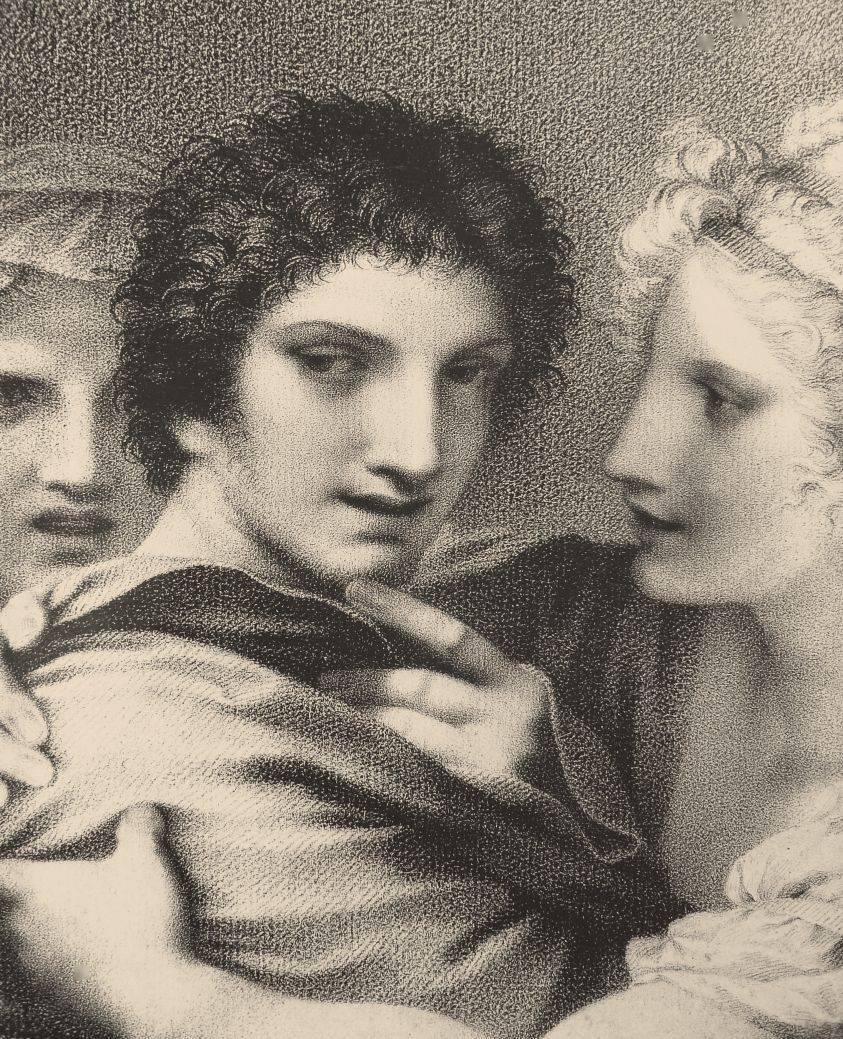 人体绘画的理想美_普吕东_作品_男人