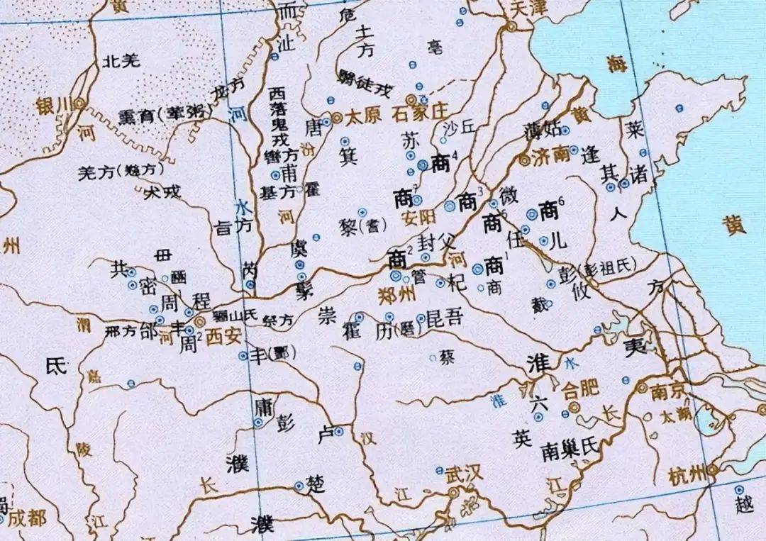 谈谈殷商的国家疆域与国际社会丨林屋公子_商国_历史_诸侯