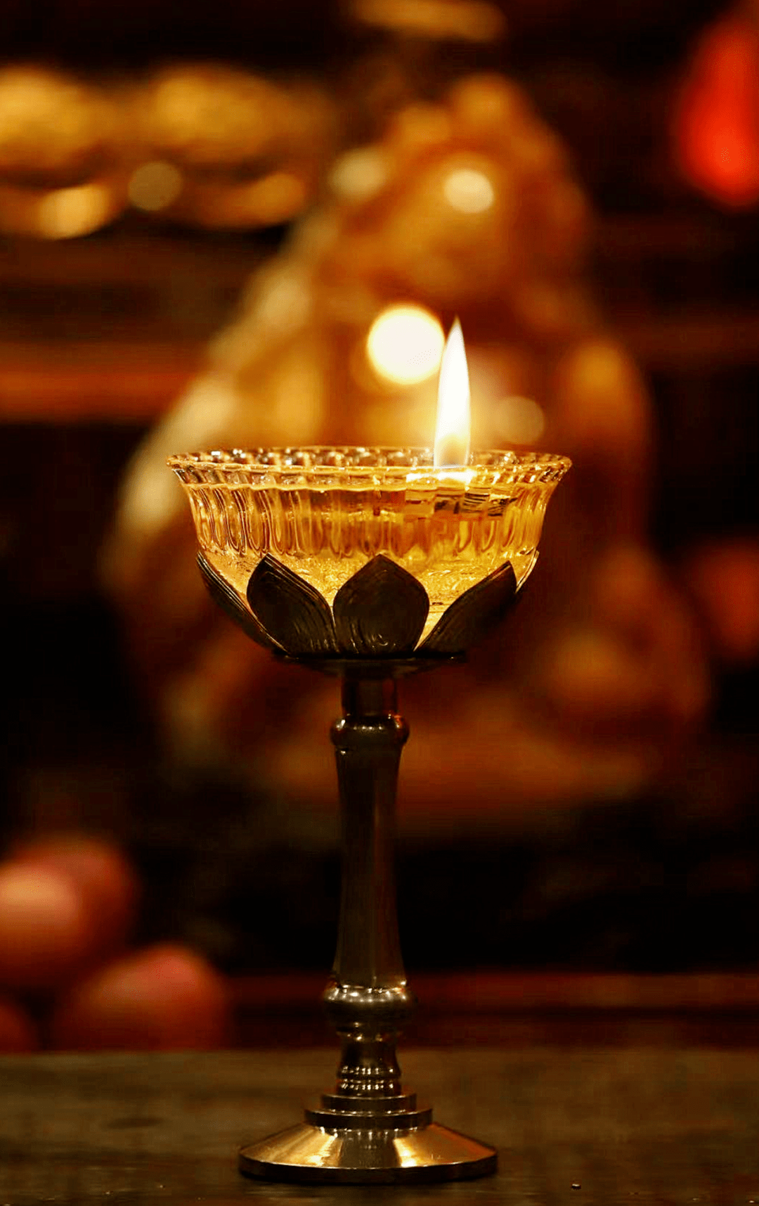 这样的佛前供品堪称庄严_禅寺_菩萨_殿堂