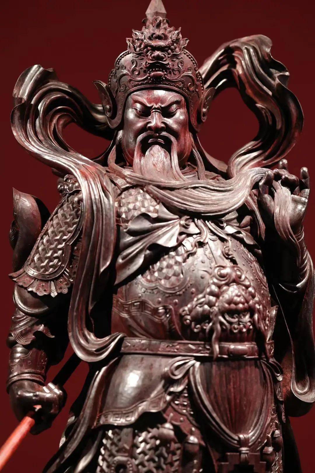印度小叶紫檀·伽蓝菩萨造像
