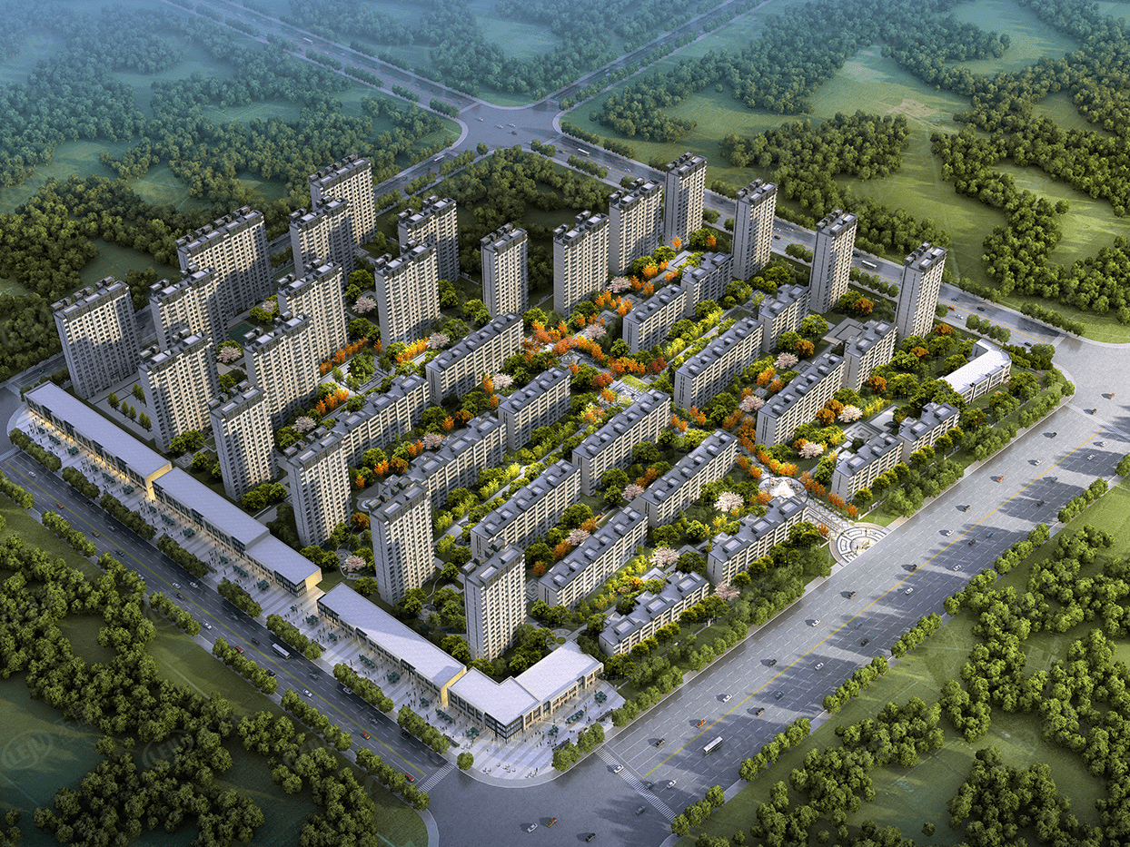 于洪学府美的城 户型面积86~128㎡_配套_空间_楼盘