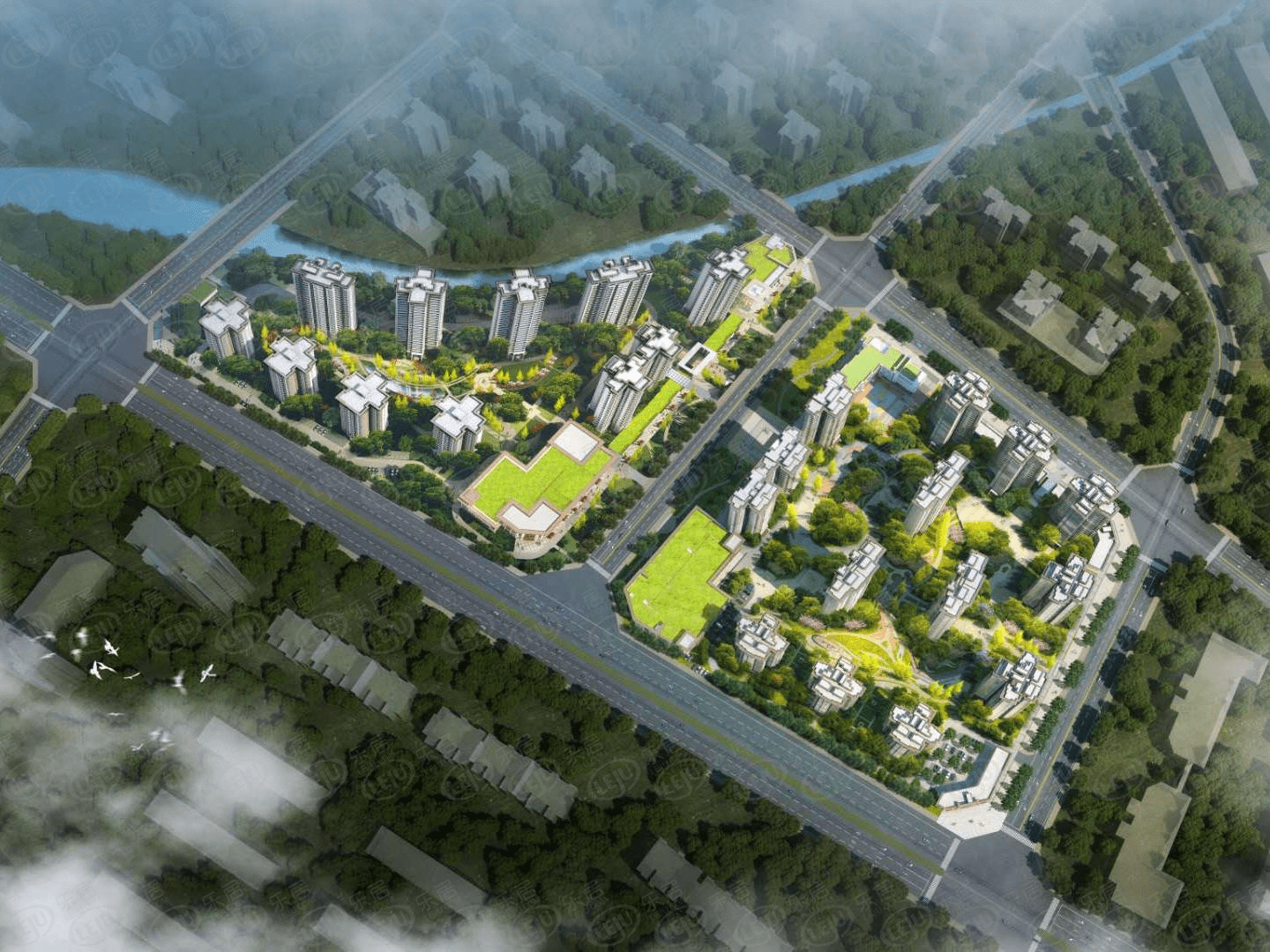 游仙区商圈置信丽都·花园城三期 户型面积92~108㎡_绵阳_楼盘_均价