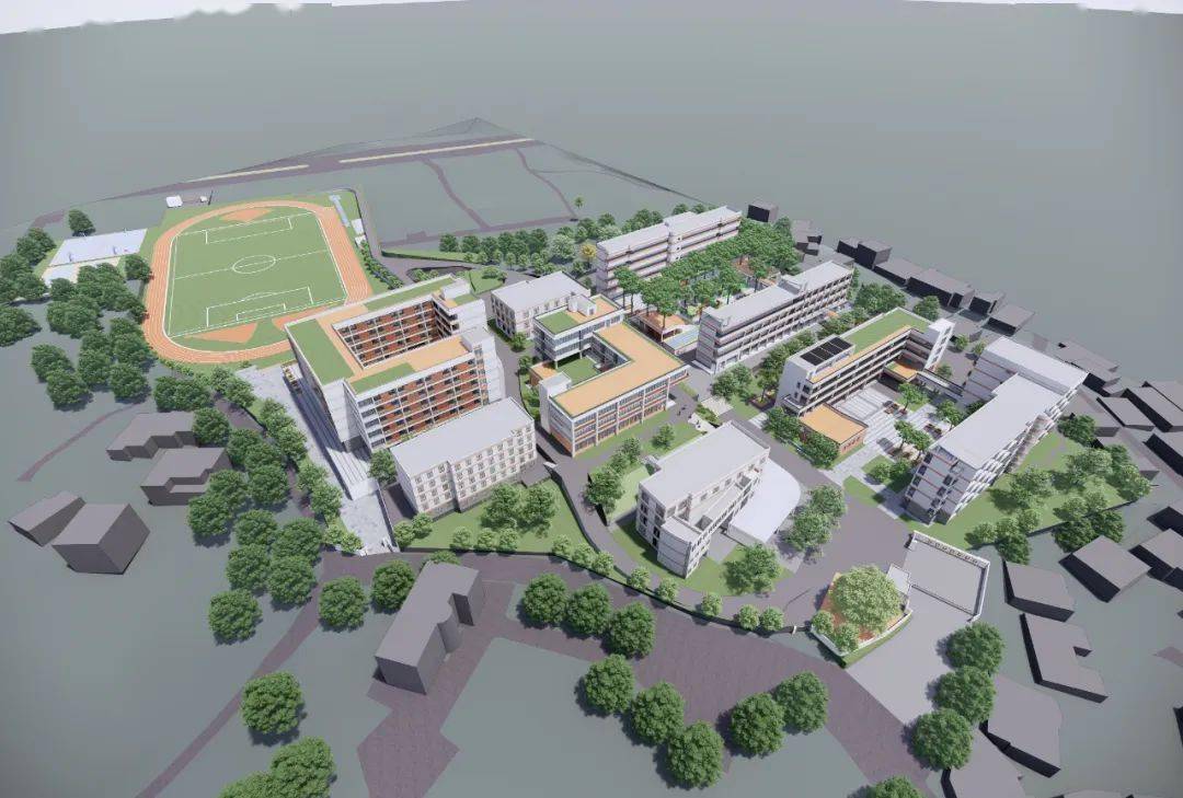 南安市柳城中学扩建工程学校位于溪美街道彭美社区,用地面积25990.