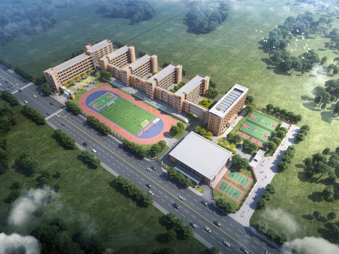 南安市第六中学扩建工程学校位于美林街道西美村,用地面积57345.