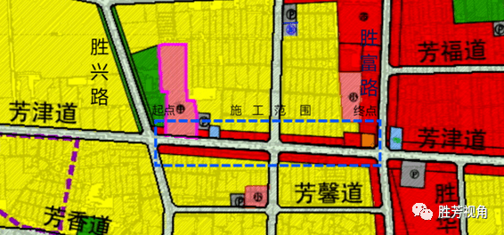 胜芳芳津道(原北环路)施工公告_改造_道路_胜芳镇
