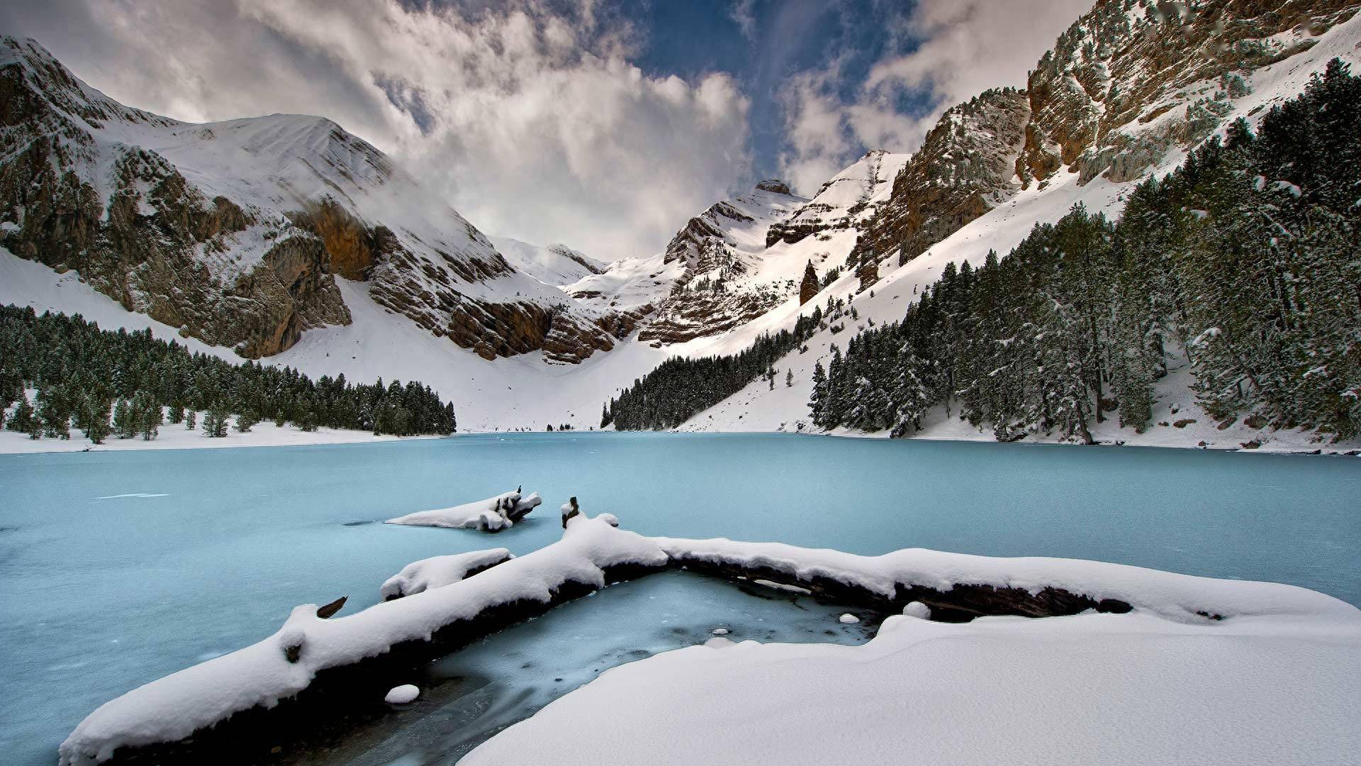 冰雪图片风景桌面图片