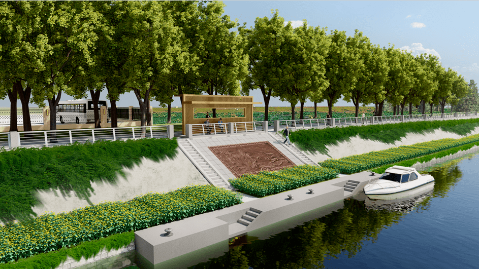 效果图实际上,这些美丽街区,口袋公园或是景观廊道都并非"独美"的