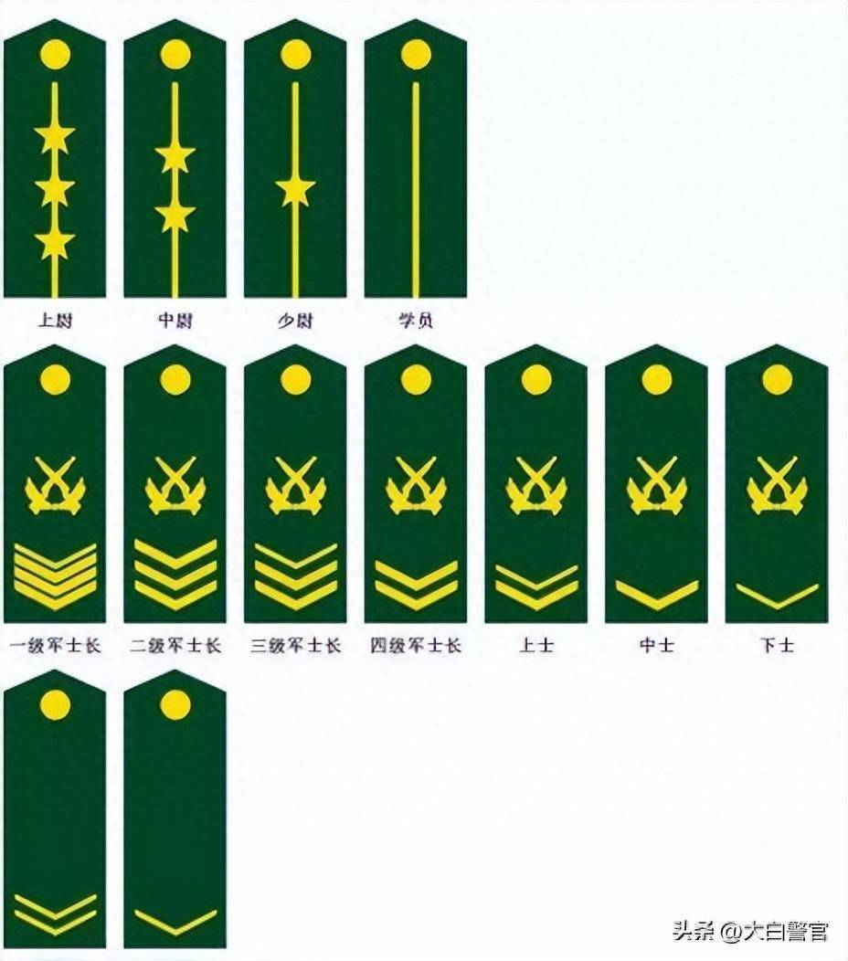武警上士军衔图片