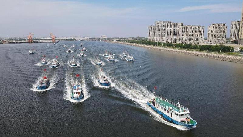 【津云镜头】天津市公安局沿海安全保卫总队全力服务保障渔民开海