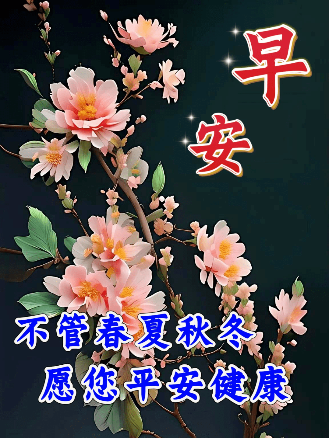 早上好牵挂 问候图片