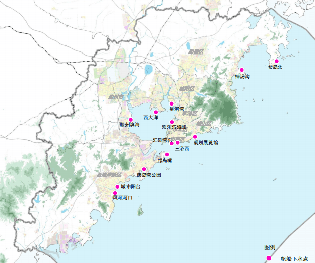 青岛港码头平面布局图图片