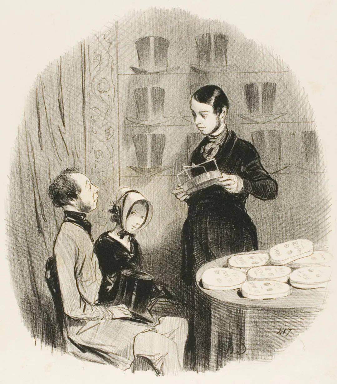 讽刺画大师杜米埃的素描,太牛了_作品_杂志_法国