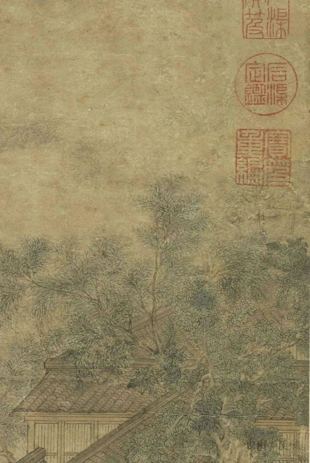 赵孟頫《万柳堂图》_主人_花园_荷花