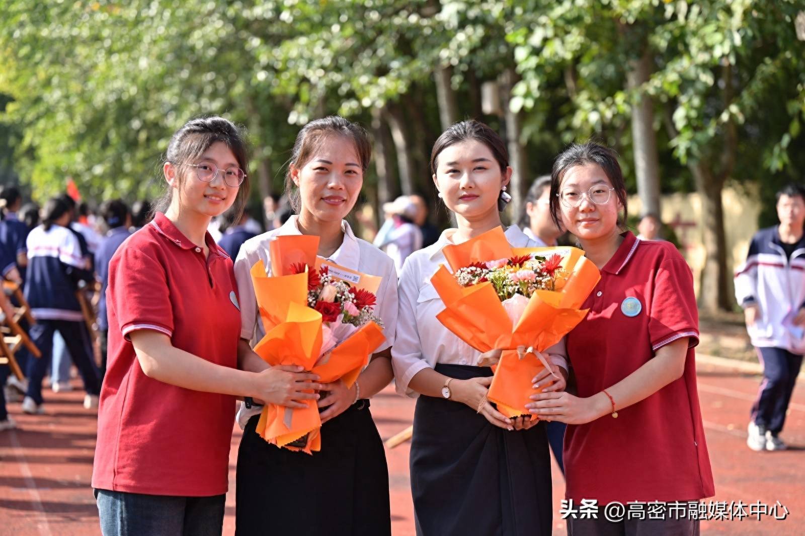 高密三中举行2023年秋季开学典礼暨教师节庆祝大会_发展_康成_科学