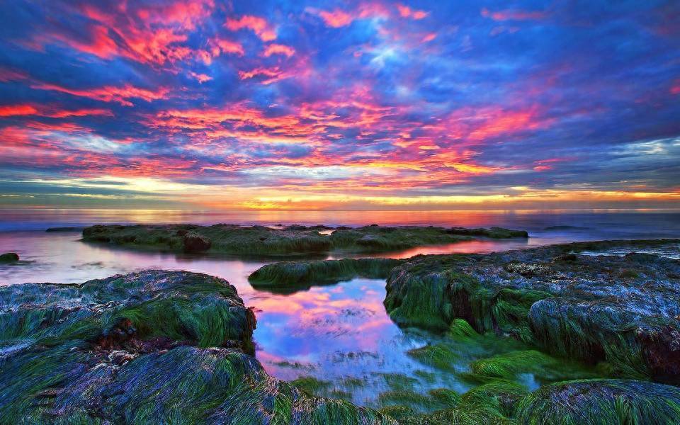 落霞孤鹜,秋水长天,皆是天上人间(原4k风景壁纸)_客舟_闲话_支持