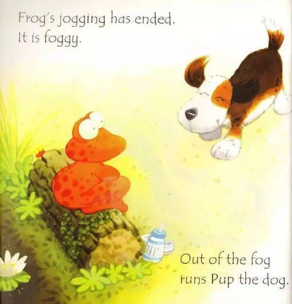 i'm a jogging frog from the log by the bog.