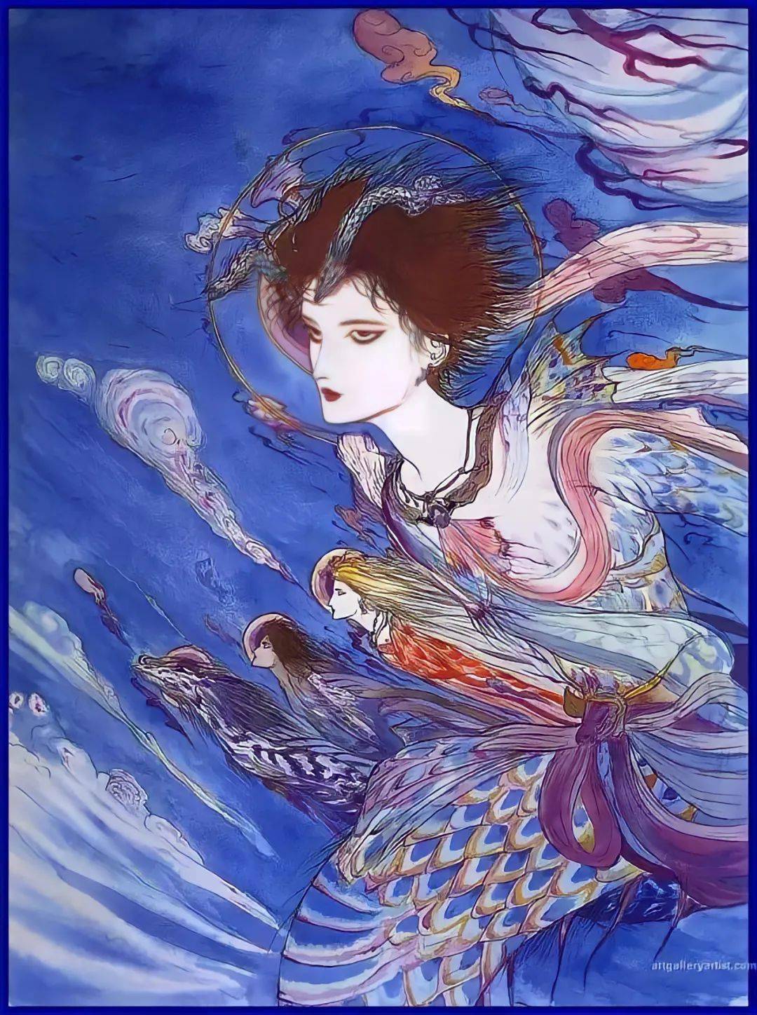 放弃画顶级裸女,但他还是日本国宝级艺术家_天野喜孝_动画_幻想