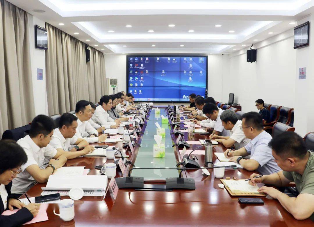 中国中冶副总裁朱广侠拜会天津市红桥区委书记李清,区委副书记,区长