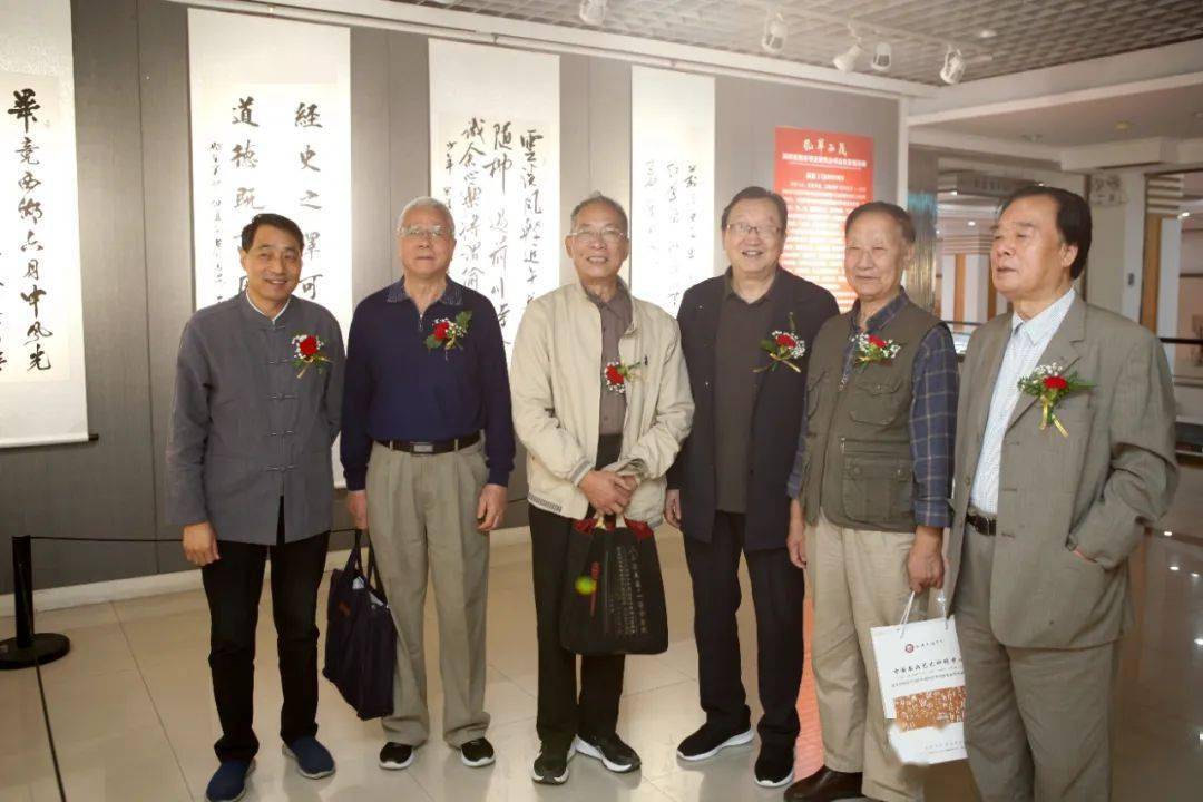 本次参展的马西平,马伟,王智杰,刘宁,刘占朝,齐力,李言,张天德,张振华