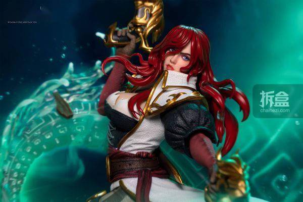 开天工作室 英雄联盟 厄运小姐女船长皮肤1/4全身雕像_预售_官方_产品