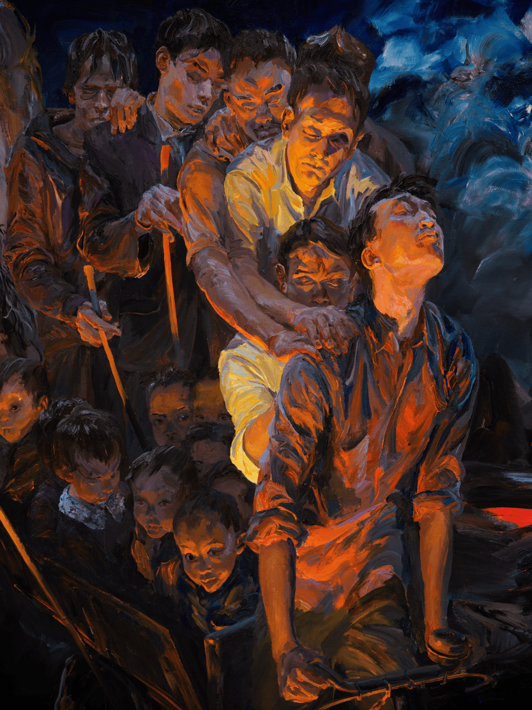 此次展览展出了艺术家喻红的一系列新作,作品通过超现实的场景和饱含