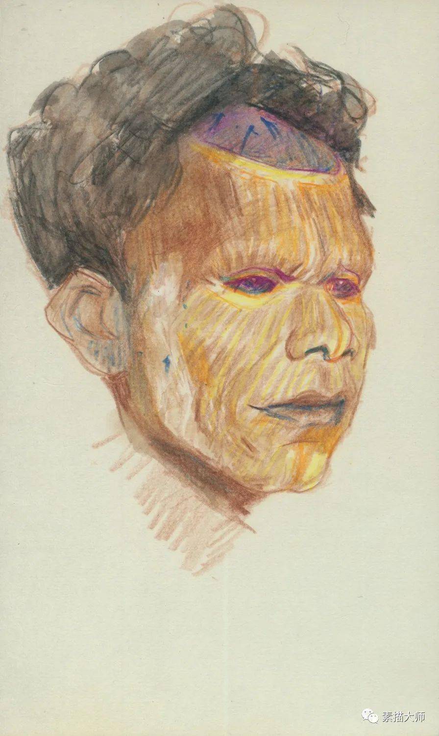 著名油画家,杨鸣山素描欣赏_新疆_澳洲_俄罗斯