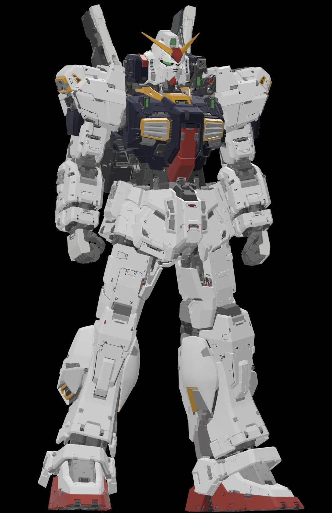 3d建模的高达mkii,原来看建模的机械细节能这么爽