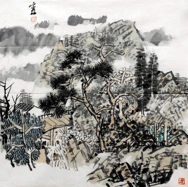 何家安作品欣赏_中国画_水墨_cm