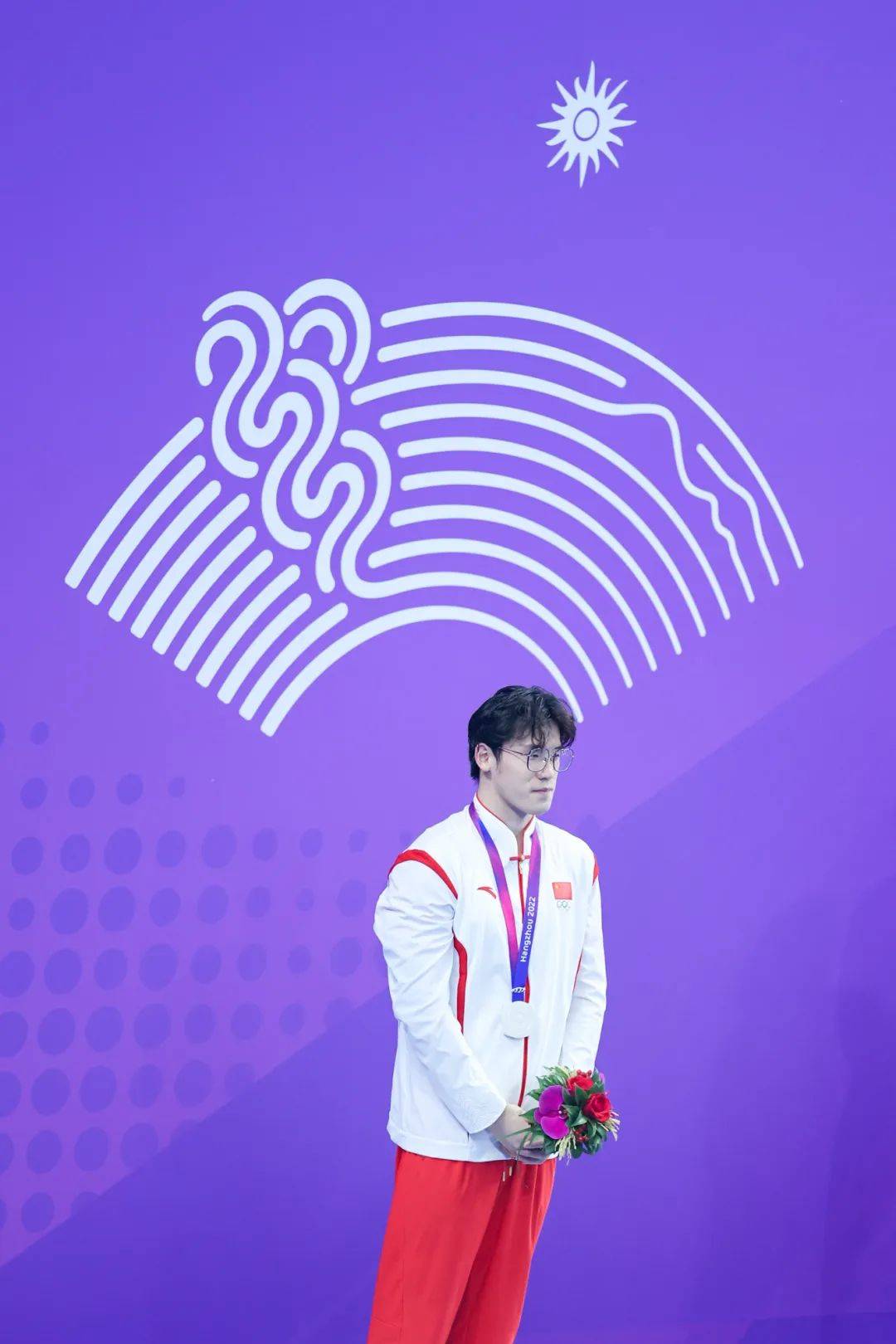 男子100米自由泳 王浩宇摘银_河南_亚运会_成绩