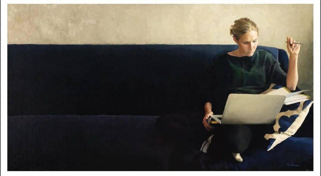 绘画中的平衡感,丽贝卡·霍尔顿作品欣赏