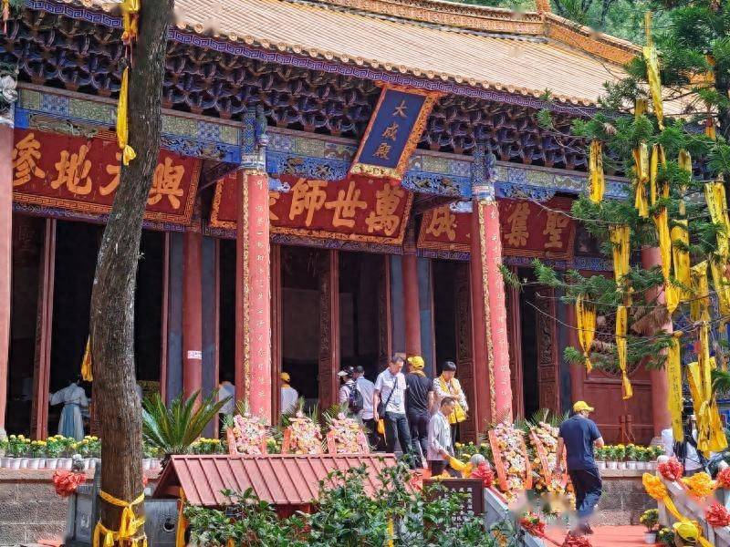 纪念孔子诞辰2574年——大姚石羊孔庙举行"祭孔大典"_文化_儒学_传统