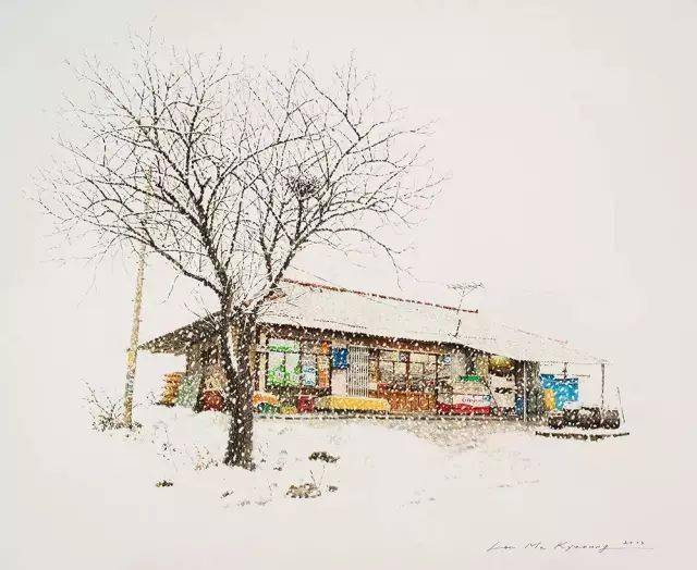 圆珠笔手绘,美翻了,看一千次都看不够!_美卿_水彩_知识