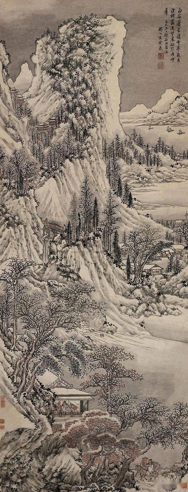 【名品视界】黄鼎 清代山水画赏_名家_艺术界_鉴定