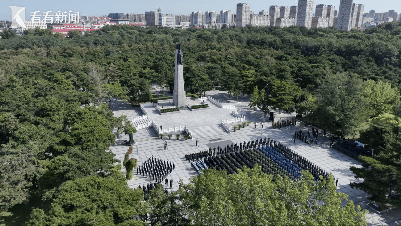 烈士陵园鸟瞰图片