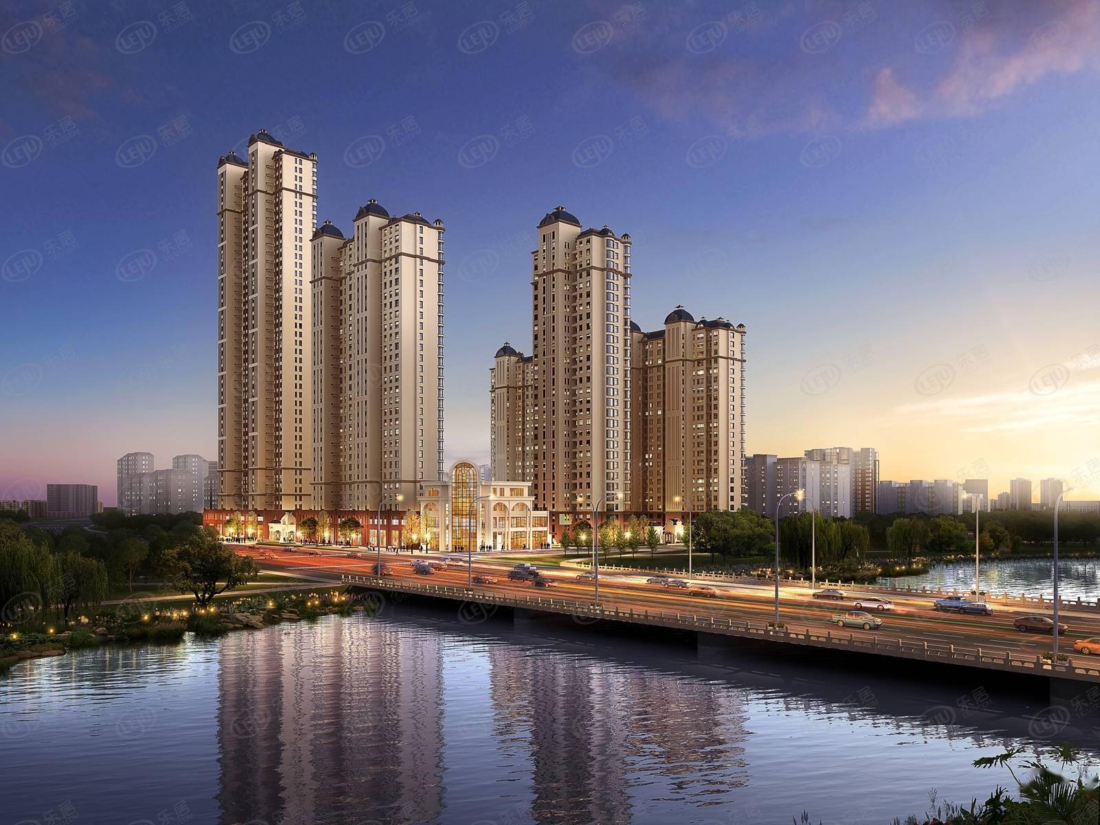 秦皇岛海港秦皇府 户型面积215~254㎡_楼盘_公园_配有
