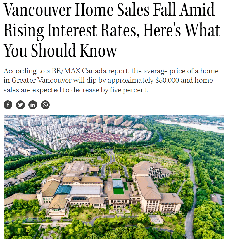 崩盘说来就来？！加拿大房市已成死寂之地！大温独立屋一个月狂降30万，房主亏得底裤都没了！_房地产市场_买家_地区