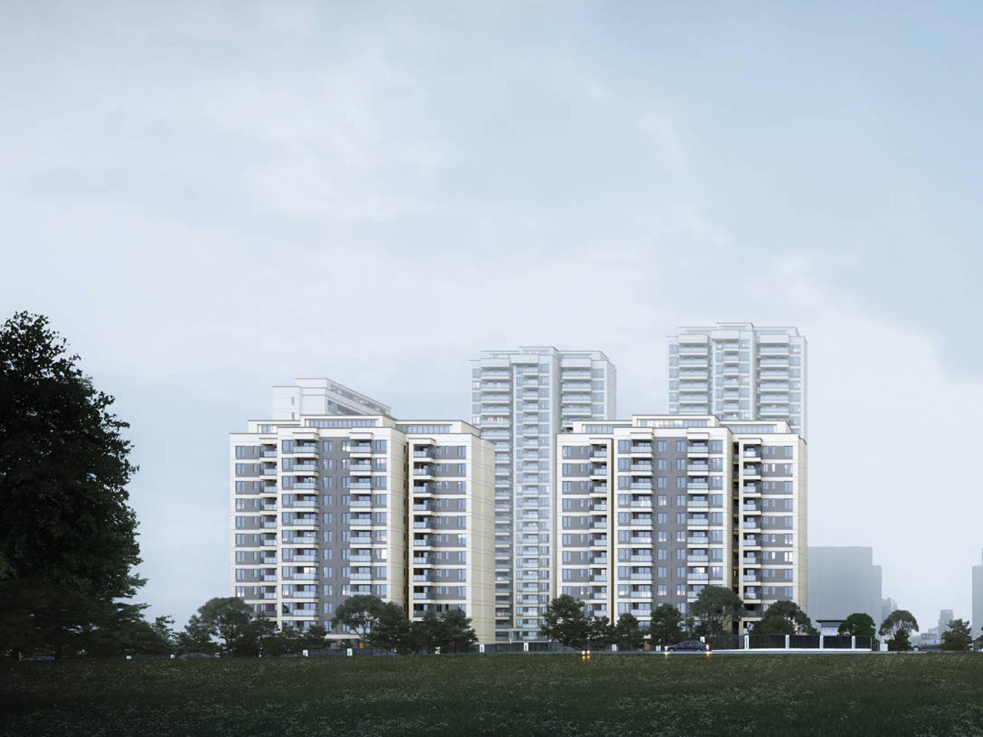 双流高投·印悦府(碧园,翠园)主力户型为69~142㎡_建设_成都_整体