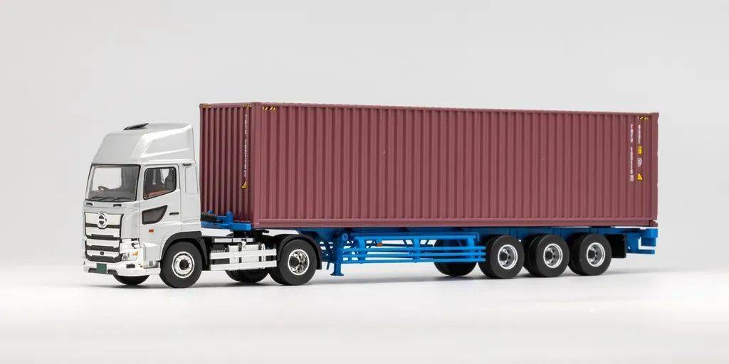 这必定是lv-n292a的日野二代profia重型拖头和拖挂