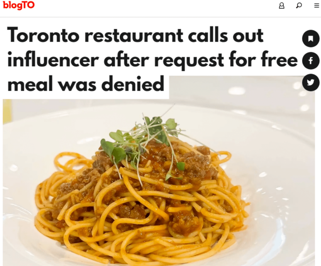 霸气拒绝博主免单要求！加拿大中餐老板发帖：“我英文不够好……”_搜狐网